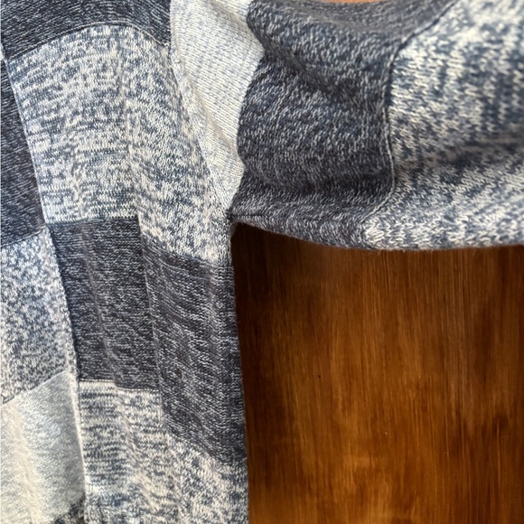 Vintage Patchwork Blue Colorblock Knit Sweater | Dressbarn Woman Plus 18/20/XXL - Picture 13 of 15